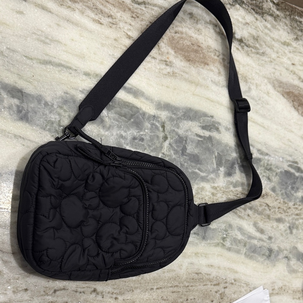 Vera Bradley Black Quilted Crossbody Bag
